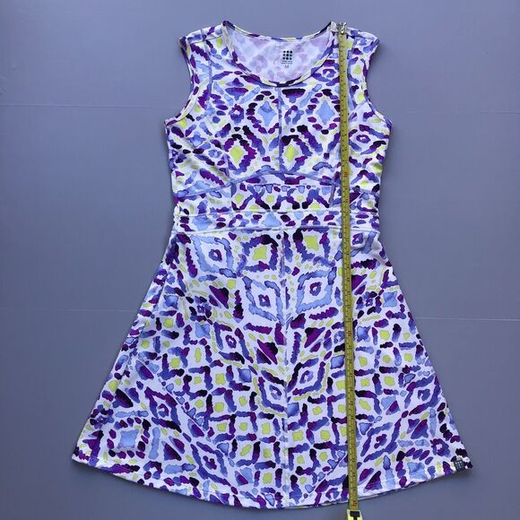 Title Nine Women Medium Sleeveless Dream Active Casual Athletic Dress Geometric - Picture 4 of 10